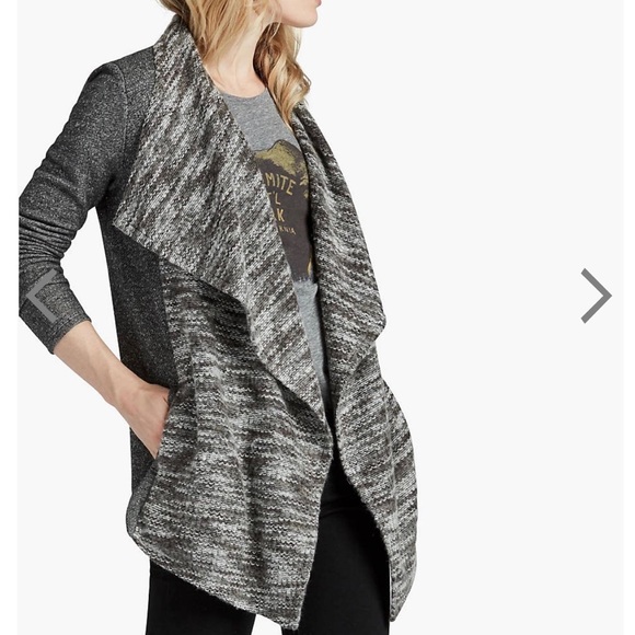 Lucky Brand Mixed Wrap Sweater - Picture 6 of 7